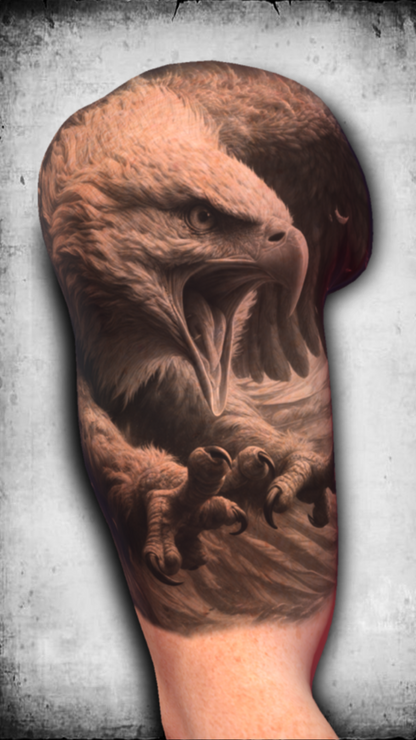 Alma Indomable – Eagle Tattoo Stencil