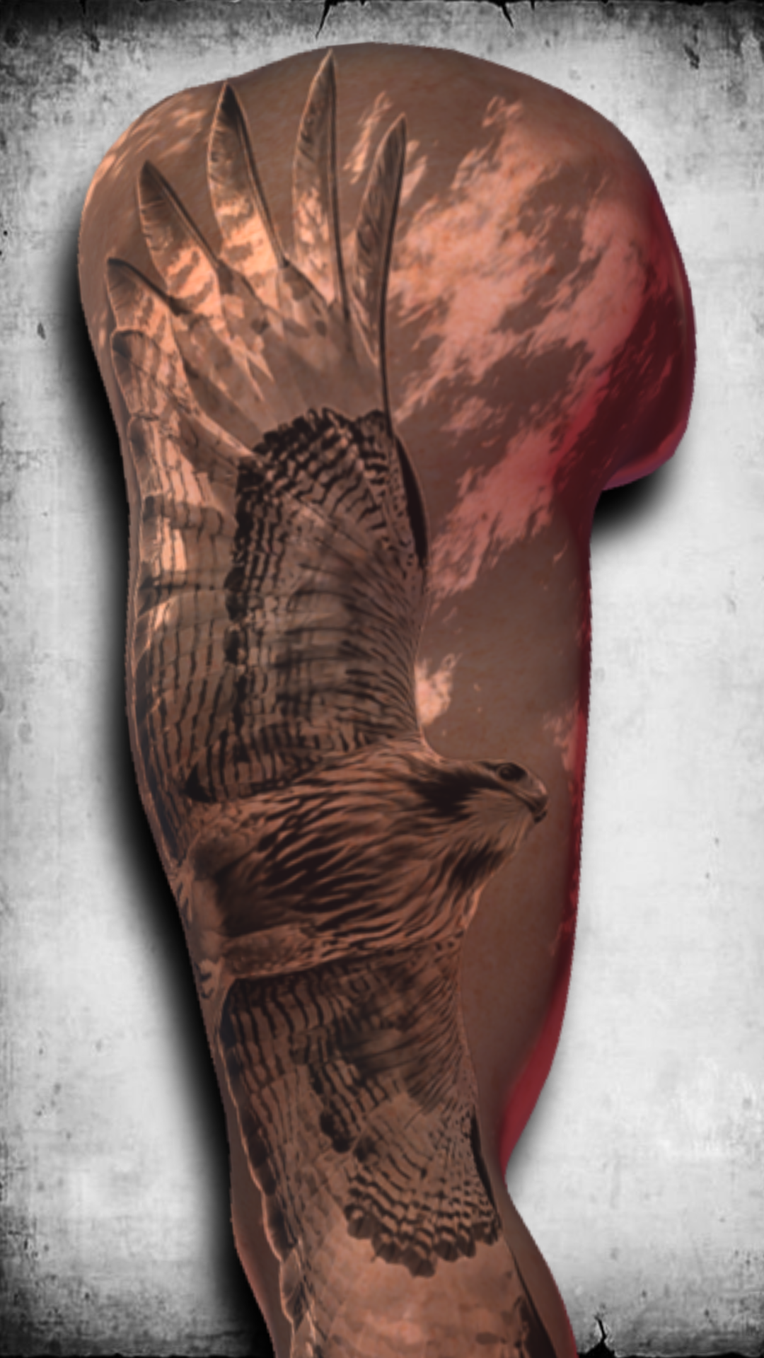 Furia del Cielo  – Eagle Tattoo Stencil