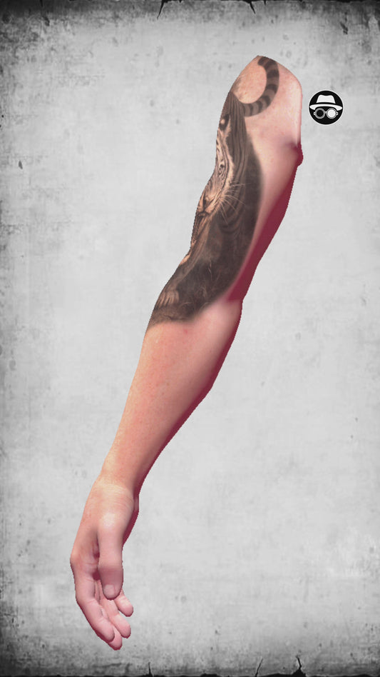 Savage Instinct – Tiger Tattoo Stencil